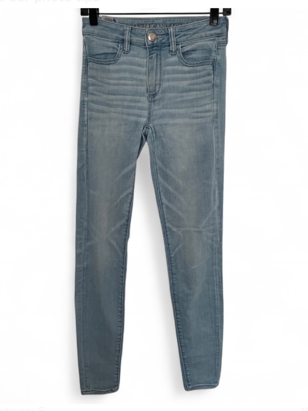 American Eagle Outfitters Light Wash High Rise Blue Jegging Jeans